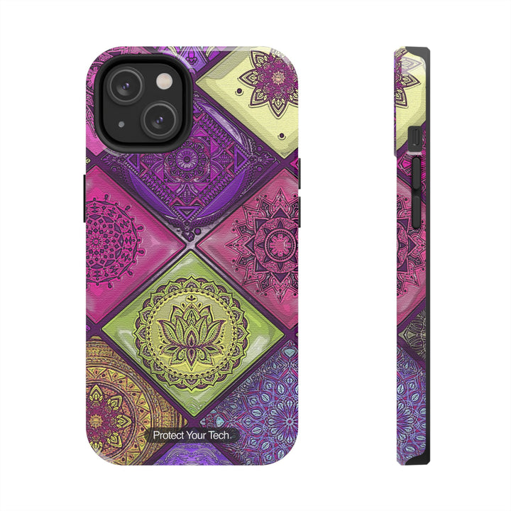 Mandala Grid Tough iPhone/Samsung Case